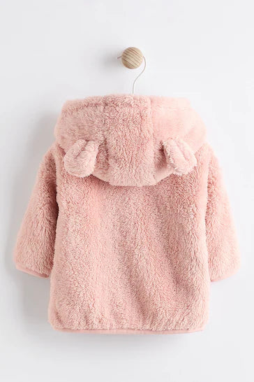 |Niña| Chaqueta polar para bebé Cosy - Rosa (0 meses a 2 años)