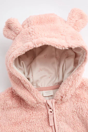 |Niña| Chaqueta polar para bebé Cosy - Rosa (0 meses a 2 años)