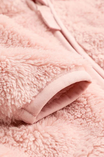 |Niña| Chaqueta polar para bebé Cosy - Rosa (0 meses a 2 años)