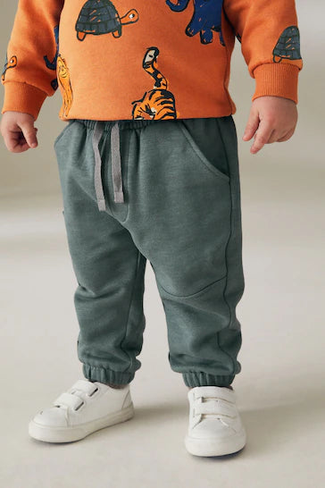 |Boy| Conjunto De Top e Leggings De Manga Comprida - Safari Laranja (3 meses a 7 anos)