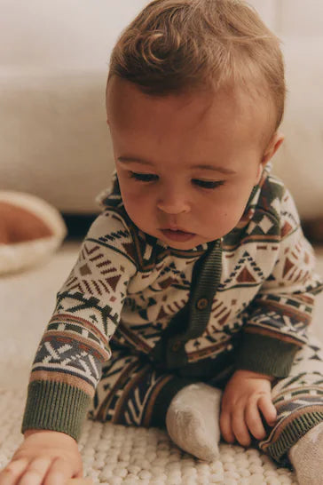 |Bebé| Pelele con Capucha para Bebé - Verde Caqui (0 meses a 2 años)