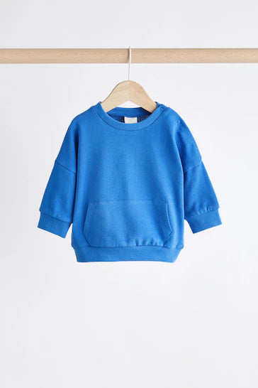 |BabyBoy| Conjunto De Moletom e Jogging Azul/Ferrugem Para Bebê