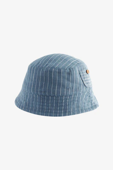 |Bebé| Gorro de pescador para bebé con vaqueros azules Istras (0 meses a 2 años)