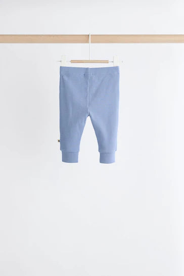 |BabyBoy| Conjunto De 6 Blusas e Leggings Para Bebês - Elefante Azul