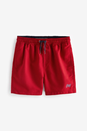 |Niño| Bañador tipo shorts - Rojo (1,5-16 años)