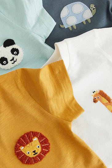 |Boy| Conjunto De 4 Camisetas De Manga Curta - Multi (3 meses a 7 anos)