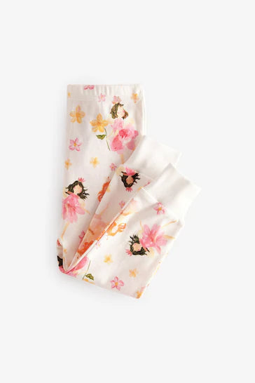 |BigGirl| Pacote De 3 Pijamas Estampados De Fada Rosa/Creme (9 meses a 12 anos)