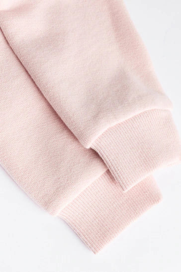 |Niña| Conjunto de Sudadera y Chándal Hello Bear Rosa para Bebé