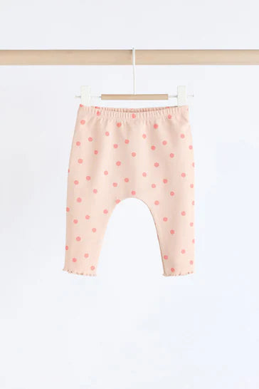 |BabyGirl| Conjunto De Blusa e Leggings Para Bebê - Coral Pink Giraffe