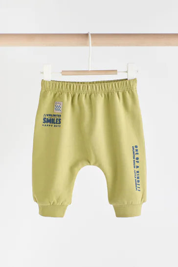 |BabyBoy| Conjunto De 6 Moletons e Joggers Para Bebê - Bright Dino