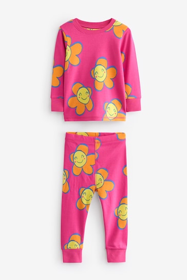 |Niña| Pack de 3 pijamas estampados Personaje rosa/azul (9 meses a 12 años)