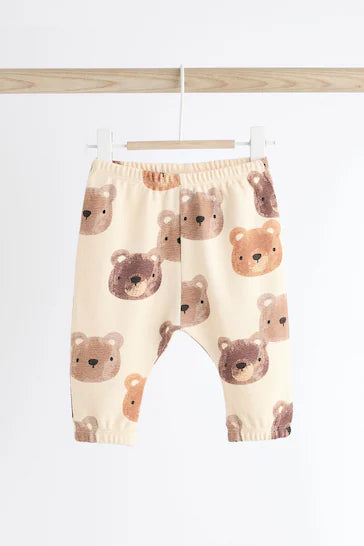 |BabyGirl| Conjunto Moletom e Joggers Bebê - Urso Neutro