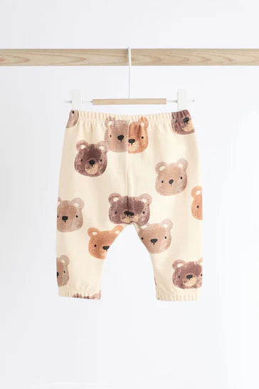 |BabyGirl| Conjunto Moletom e Joggers Bebê - Urso Neutro