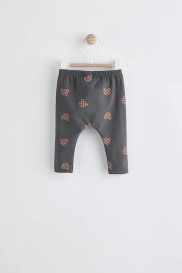 |BabyBoy| Conjunto Top e Leggings para Bebé - Preto/Castanho