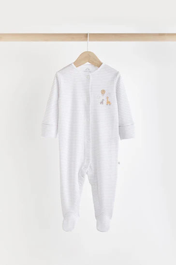 |BabyGirl| Conjunto De 5 Peças De Algodão Orgânico Branco Para Bebé (0-9 meses)