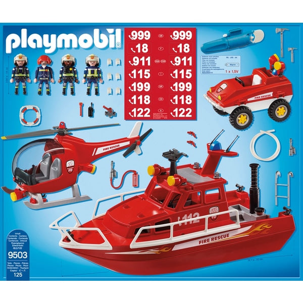 Barco bomberos playmobil sales