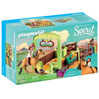 Playmobil - DreamWorks Spirit Riding Free Horse Box Lucky and Spirit