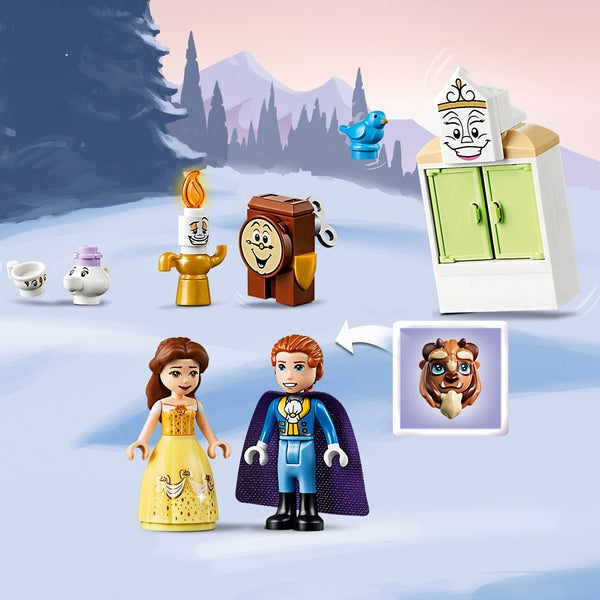 LEGO - Juguete de Celebración Invernal del Castillo de Bella de la Princesa Disney