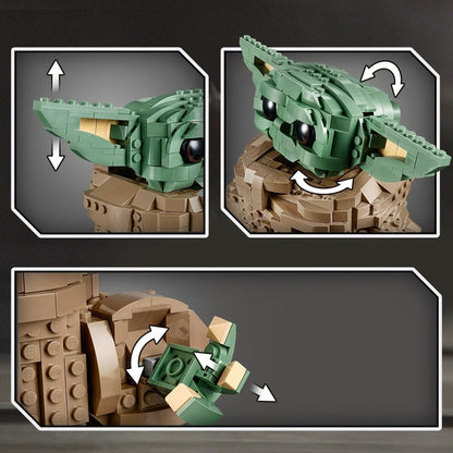 Lego 75318 - Star Wars: The Mandalorian Juego de construcción del niño “Baby Yoda” 