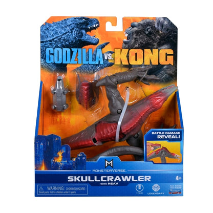 Monsterverse Godzilla vs Kong Figura de acción de oruga de calavera de monstruos de tierra hueca de 15 cm 