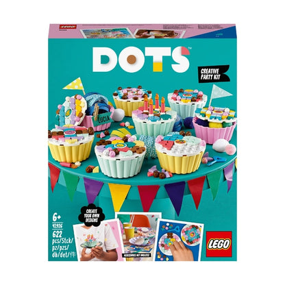 LEGO - DOTS Kit de Fiesta Creativa Cupcakes de Cumpleaños 