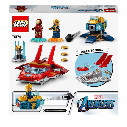 LEGO 76170 - Marvel Super Heroes Vingadores Iron Man vs. Thanos Toddler Toy