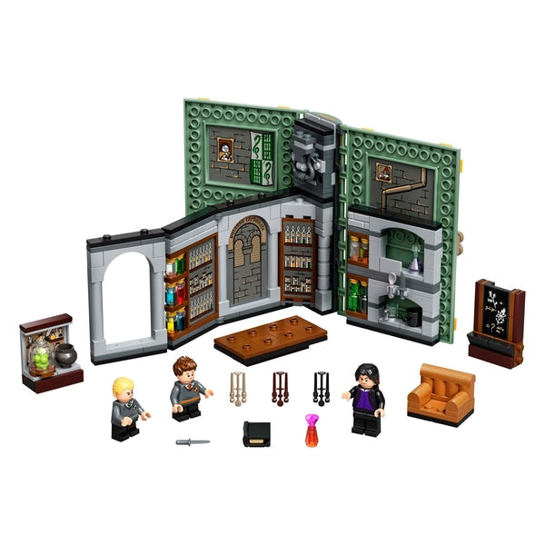 LEGO - Momento de Harry Potter en Hogwarts: set de construcción de clase de pociones 