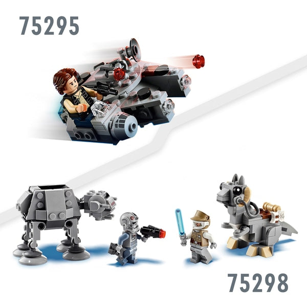 LEGO 75298 - Conjunto de microfighters  Star Wars AT-AT vs. Tauntaun