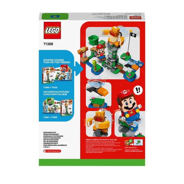 LEGO 71388 - Conjunto de expansão Super Mario Boss Sumo Bro Derrubar Torre