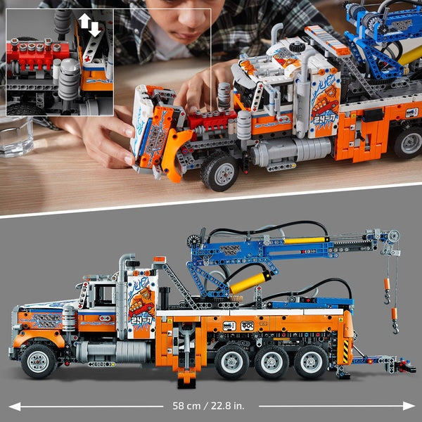 LEGO Technic 42128 Caminhão de Reboque para Serviços Pesados