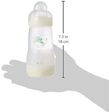 MAM Easy Start(TM) Set de iniciación anticólicos 0+ meses, juego de 2 biberones MAM Easy Start de 130 ml y 260 ml con chupete MAM Start Nanò 0-2 meses, neutro