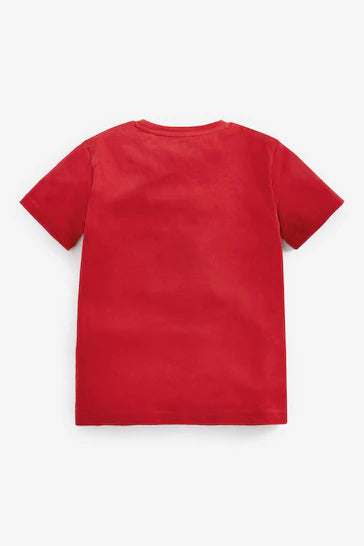 |Niño| Camiseta Licencia Flippy Lentejuelas - Red Spider Man (3-16 años)