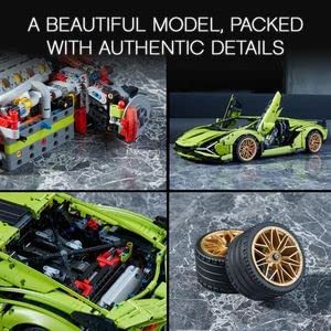 LEGO 42115 - Conjunto de construção de modelos de carros de corrida Technic Lamborghini Sián FKP 37