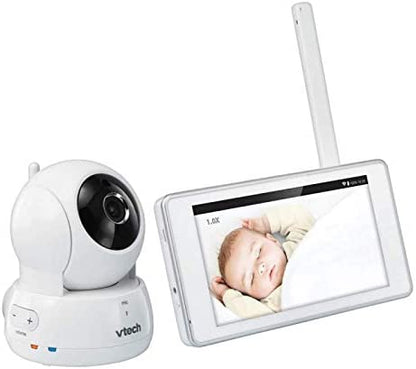 VTech BM6000 Video Baby Monitor Wi-Fi Connect 5" Safe & Sound Touch Tablet com recursos de Pan/Tilt e Zoom