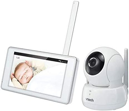 VTech BM6000 Video Baby Monitor Wi-Fi Connect 5" Safe & Sound Touch Tablet com recursos de Pan/Tilt e Zoom