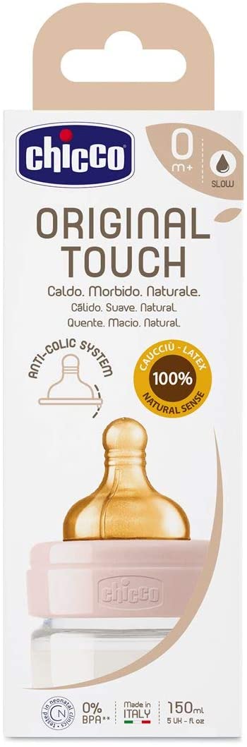 Chicco Original Touch Biberón Anticólicos Con Látex 100% Natural 150ml