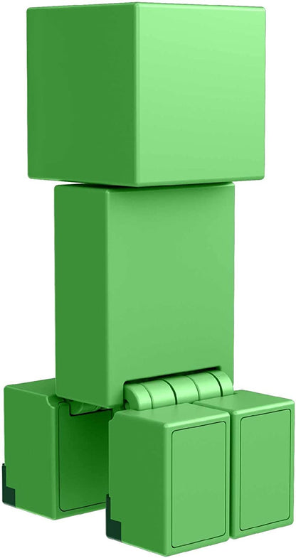 Minecraft Figura Build-A-Portal Creeper HFC33 Figura colecionável e peça Build-A-Portal – Articulações móveis – 1 acessório – 8cm de altura 6+ anos