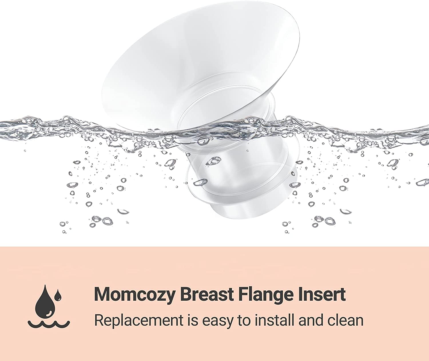 Momcozy - Flange Compatível Extrator de leite Momcozy S9/S12 - 27mm
