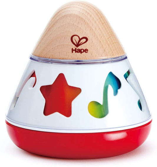 Hape - Caja de música giratoria - Juguete musical de madera