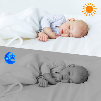 HelloBaby - Babá Eletrônica para bebês com tela LCD e visão noturna infravermelha