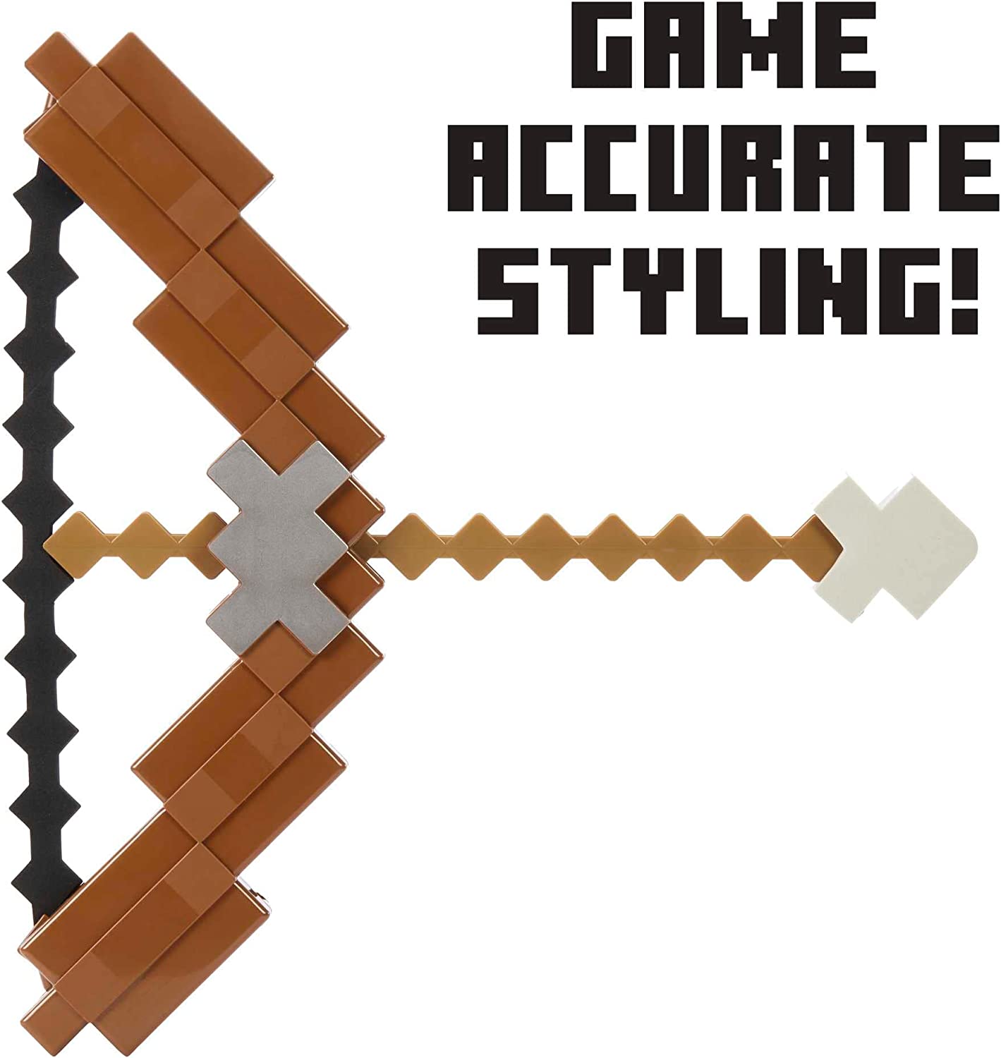 Minecraft Ultimate Bow &amp; Arrow, colección de accesorios para juegos de rol, regalo coleccionable para fanáticos de los videojuegos a partir de 6 años, HHW16