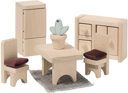 Clas Ohlson - Muebles de casa de muñecas de madera (cocina)