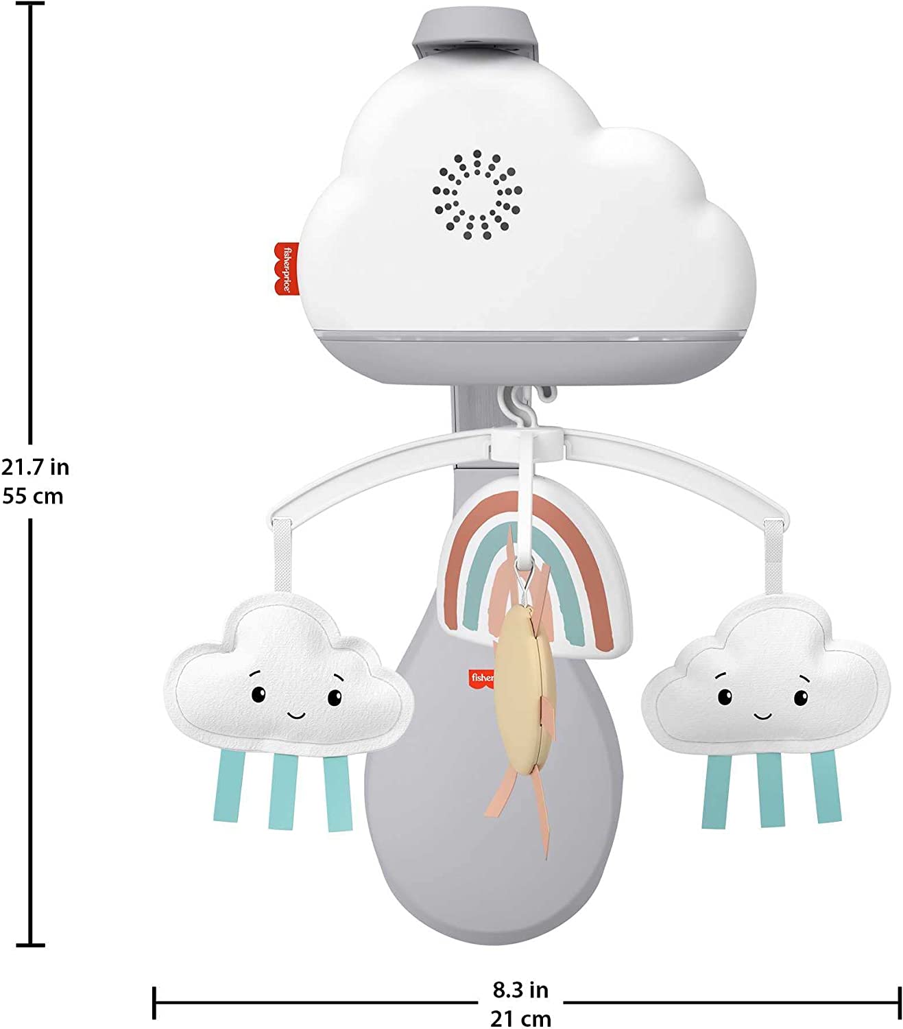 Fisher-Price Móvil Duchas Arco Iris 3 en 1