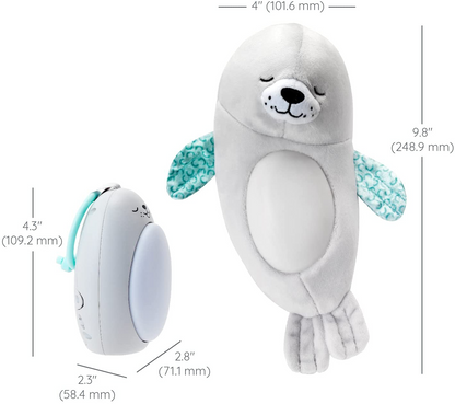 Infantino Sweet Dreams Sound & Light Soother™, pelúcia fofinha com luz noturna, melodias, 0M+