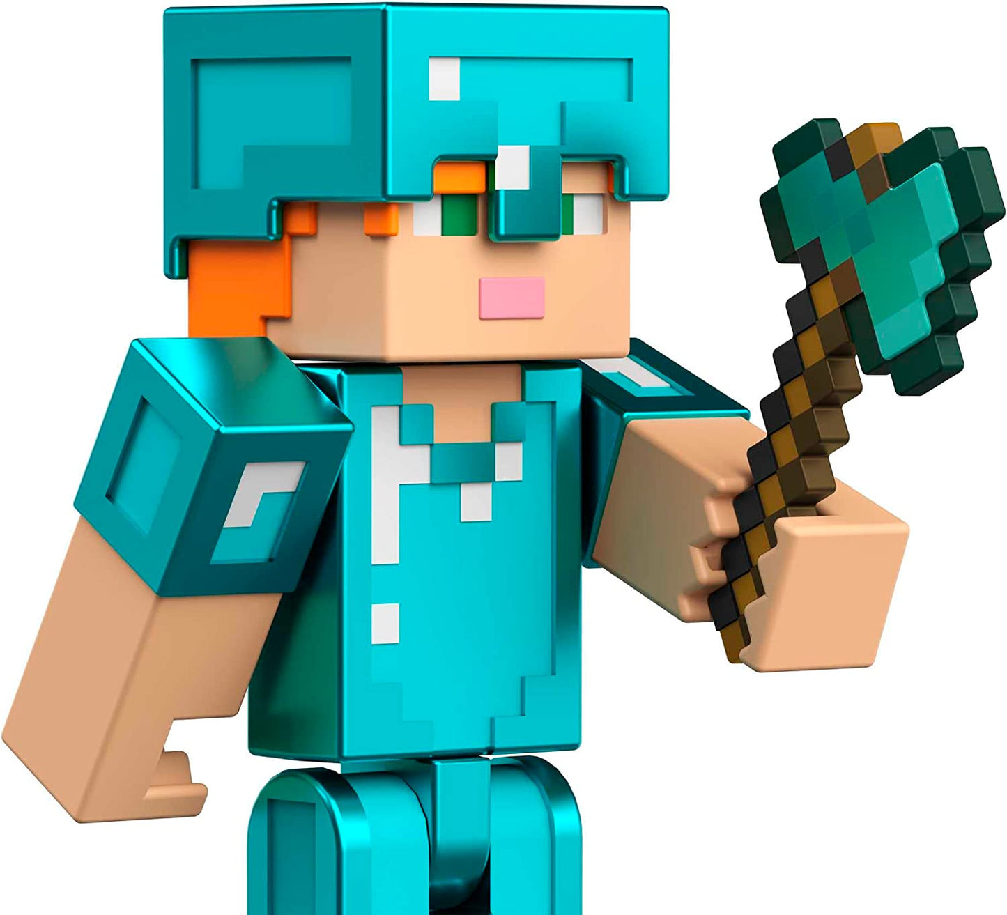 Minecraft Craft-A-Block Figuras sortidas, personagens de videogame pixelados autênticos, brinquedo de ação para criar, explorar e sobreviver, presente colecionável para fãs de 6 anos ou mais