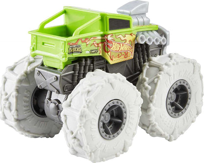 Hot Wheels - Monster Trucks Twisted Tredz Vehicles,Bone Shaker