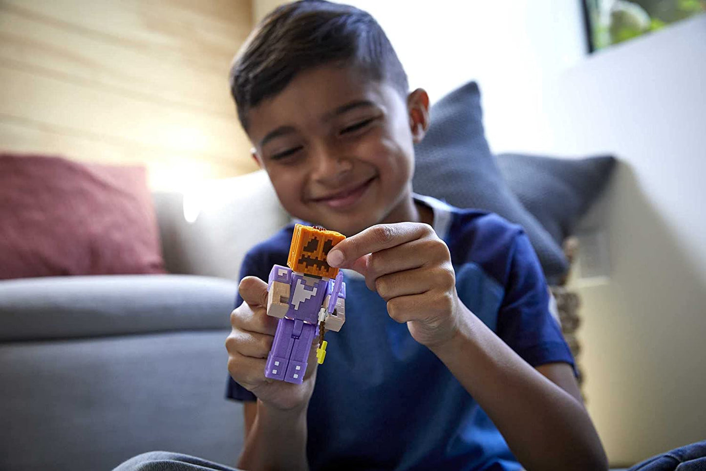 Minecraft Ultimate Ender Dragon Figura, criatura que respira névoa de 20 polegadas, figura de Steve com mudança de cor de 3,25 polegadas, acessório de batalha, presente para mais de 6 anos, GYR76