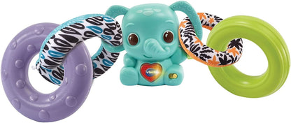 VTech Stack & Link Anéis de Desenvolvimento com Chocalho Elefante (6 a 36 meses)