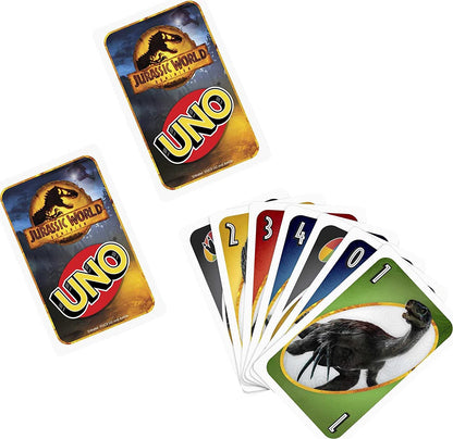 UNO Jurassic World Dominion - da Amazon Exclusivo