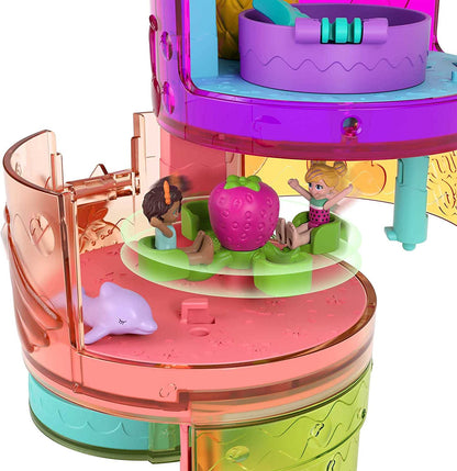 Polly Pocket - Juego compacto y accesorios Spin 'n Surprise Smoothie 